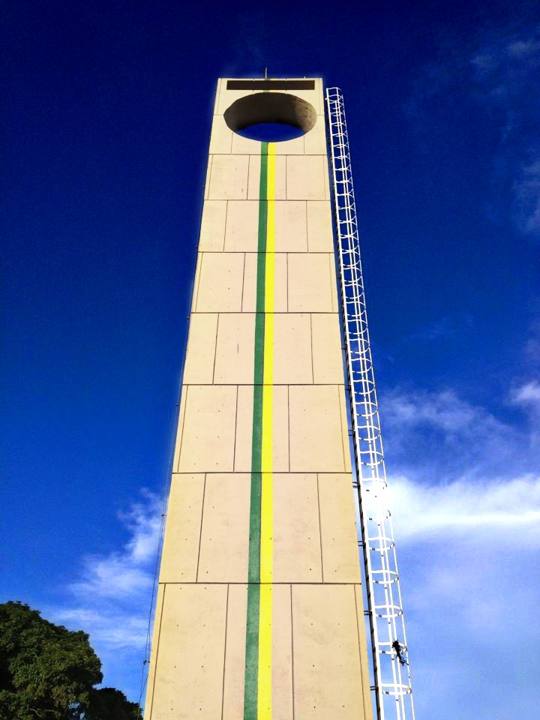 Monumento Marco Zero do Equador, em Macapá (AP)