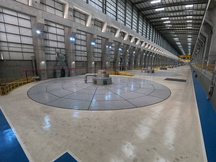Casa de força da usina hidrelétrica de Belo Monte, no rio Xingu (PA)