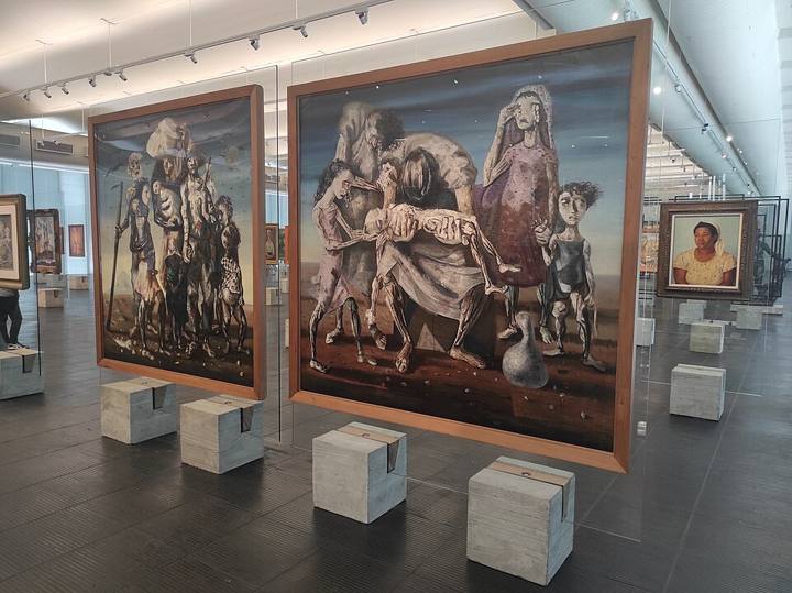Retirantes (1944), pintura de Candido Portinari exposta no MASP
