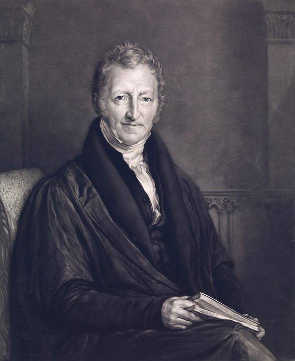 Retrato de Thomas Robert Malthus