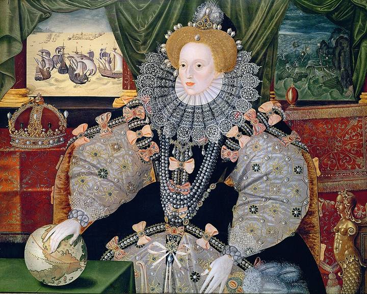 O "Retrato da Armada" da rainha Elizabeth I