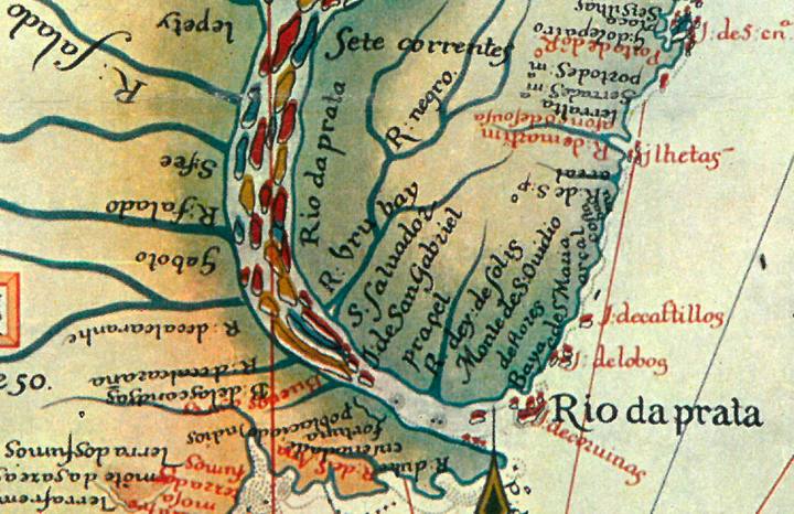Mapa das capitanias hereditárias (c. 1586), atribuído a Luís Teixeira