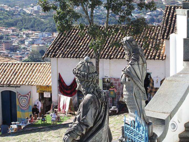 Os Profetas de Aleijadinho, no Santuário de Bom Jesus de Matosinhos, em Congonhas (MG)