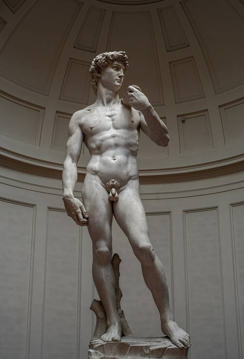 A estátua de Davi, de Michelangelo