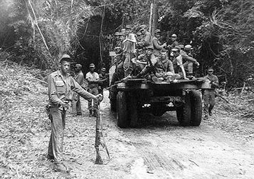 Tropas do Exército na região do Araguaia, nos anos 1970